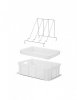 Plastic uncapping tray with plastic strainer (H -200mm)